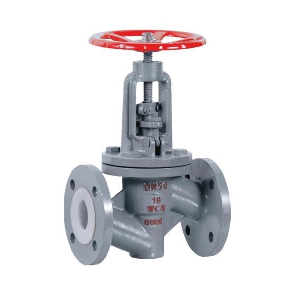 Fluorine lined Globe Valve