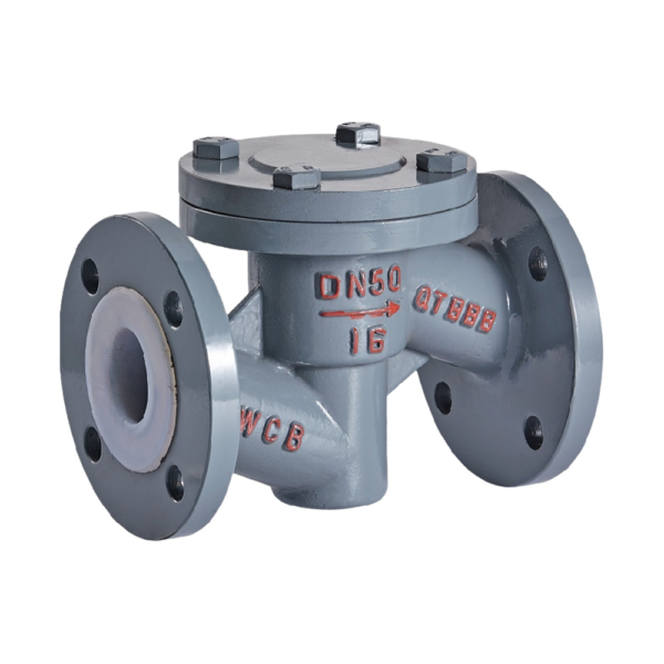 H Fluorine Lined lift Type Check Valve