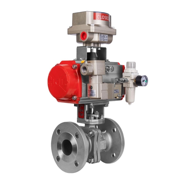 N Pneumatic Nickel Alloy Shut Off Ball Valve