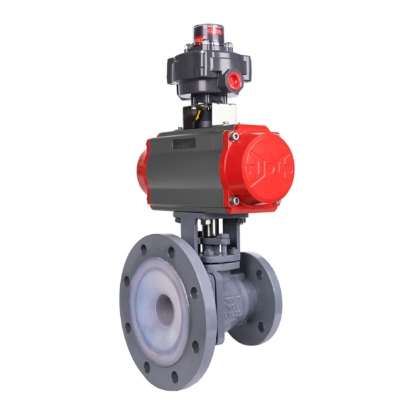 ZPRF FEP Lined Pneumatic Vertical Stem Discharge Control Valve