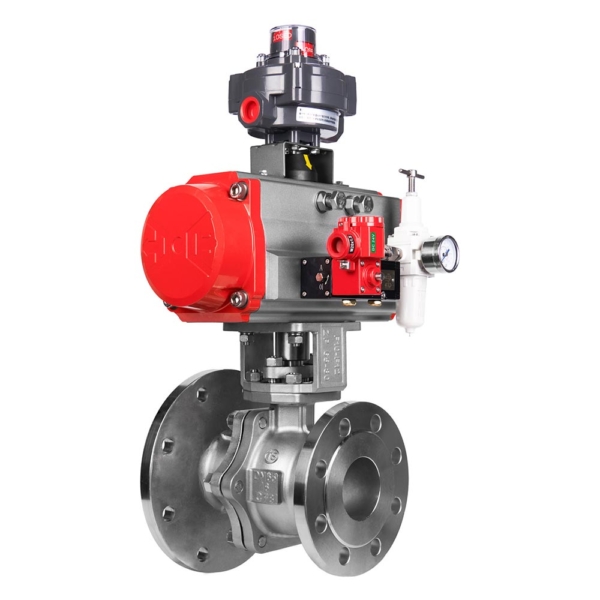 ZPRF Pneumatic Vertical Stem Discharge Ball Valve